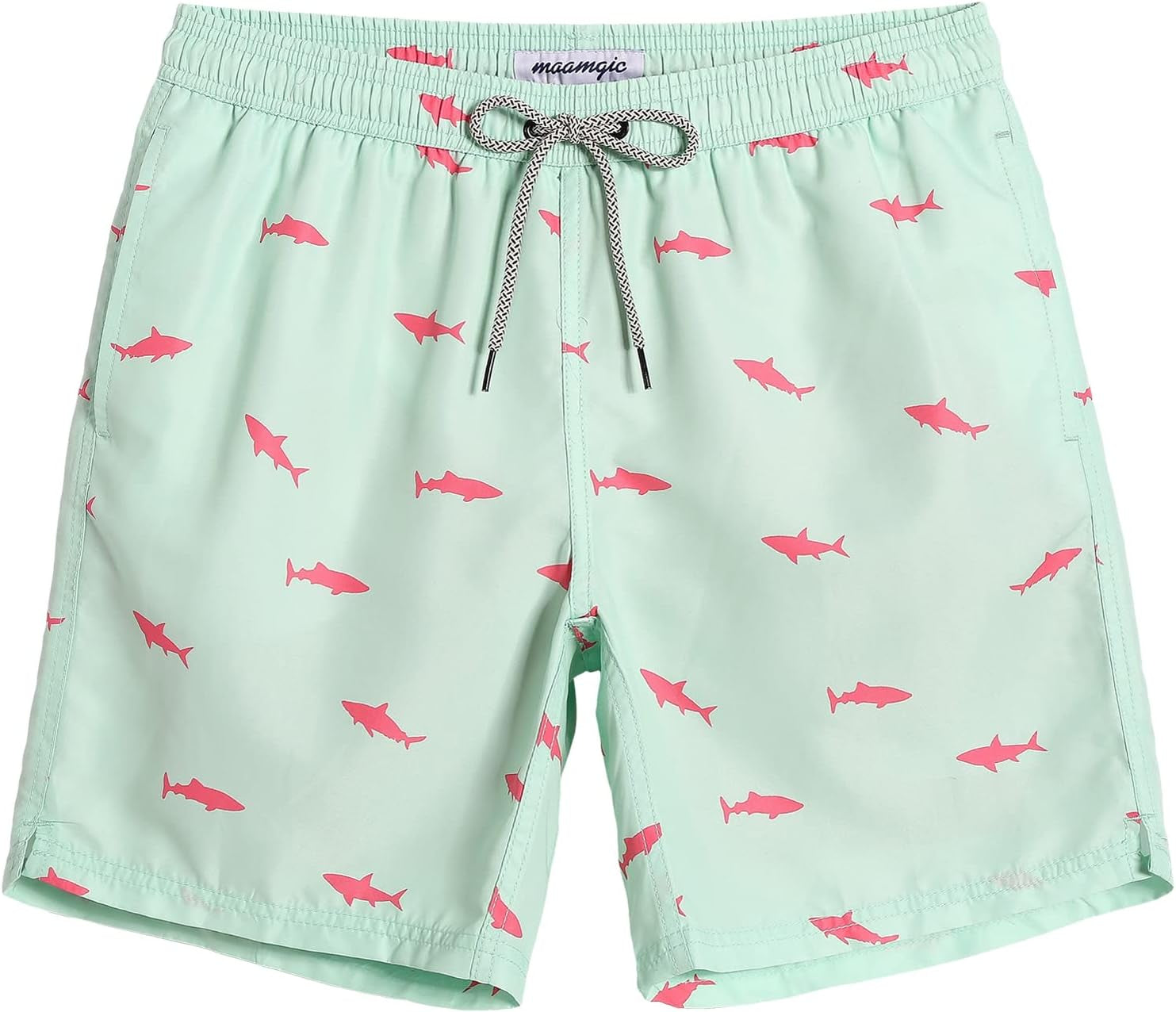 Mens Swim Trunks Quick Dry Swim Shorts with Mesh Lining Funny Swimwear Bathing Suits